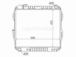 Радиатор Toyota 4Runner 89-95 / Hilux Surf 89-95