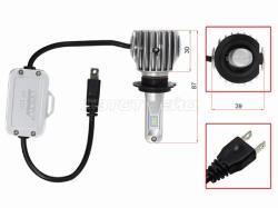 Лампа (H7/ LED/ Комплект/ 20W 1800LM CANBUS)