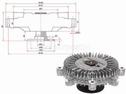 Вискомуфта HYUNDAI PORTER 04-/KIA SORENTO 06-09