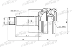 ШРУС PCV1289