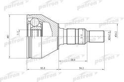 ШРУС PCV1506