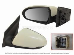 Зеркало Hyundai Solaris 17-22 / Solaris HS 24- (Слева/ Обогрев/ Регулировка/ 5 контактов)