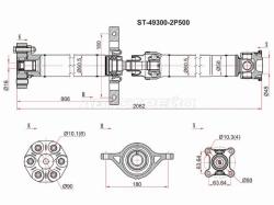 Вал карданный KIA SORENTO XM 12-14
