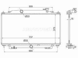 Радиатор Mazda 3 13-19 / 6 12-