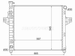 Радиатор Jeep Grand Cherokee 98-05