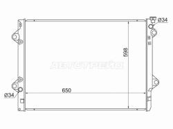 Радиатор Toyota Land Cruiser Prado (J120,J150) 02-20 / 4Runner 02-09 / FJ Cruiser 05-18 / Hilux Surf