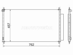 Радиатор кондиционера Honda Pilot 08-15