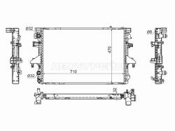Радиатор Volkswagen Transporter 03-15