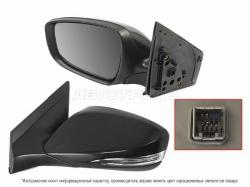 Зеркало Hyundai Solaris 10-17 / Accent 11-17 (Слева/ Обогрев/ Повторитель поворота/ 6 контактов)