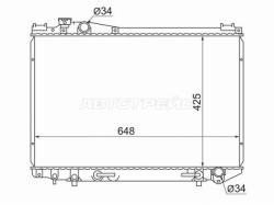 Радиатор Toyota Crown 87-99 / Crown Majesta 91-95