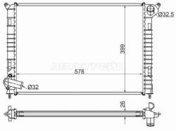 Радиатор Mini Hatch Cooper 01-06
