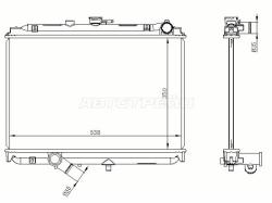 Радиатор Mazda Bongo 93-99