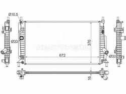 Радиатор Mazda 3 08-13 / Axela 09-13