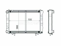 Радиатор ГАЗ Газель 96-