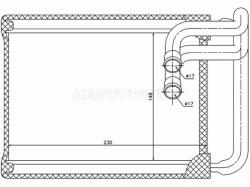 Радиатор отопителя салона HYUNDAI SONATA 04-09/KIA MAGENTIS 06-10