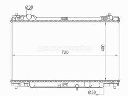 Радиатор Lexus IS 13-20