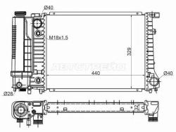 Радиатор BMW 3-Series 81-00 / 5-Series 88-96