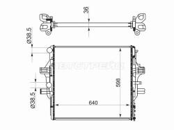 Радиатор Iveco Daily 99-