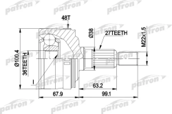 ШРУС PCV1373