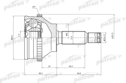 ШРУС PCV2066