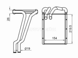 Радиатор отопителя салона HYUNDAI TUCSON 15-/KIA SPORTAGE 16-