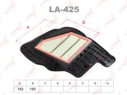 Фильтр воздушный BMW X3(F25) 2.0-3.0D 11> / X4(F26) 2.0-3.0D 14> / 5(F07) 4.0-4.4 la-425