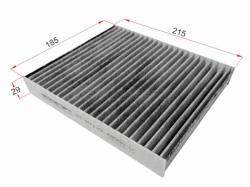 Фильтр салона TOYOTA PRIUS ZVW 5# 1,8 15-/C-HR ZYX1# 16-/LEXUS RX200t/350/450h 15- угольный