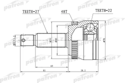 ШРУС PCV1018