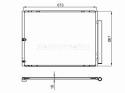 Радиатор кондиционера Lexus RX 03-09 / Toyota Harrier (XU30) 03-13