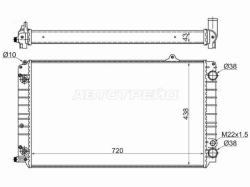 Радиатор Audi A8 94-02