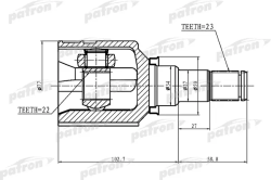 ШРУС PCV1439