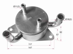 Радиатор масляный MAZDA 3 09-/MAZDA 5 10-