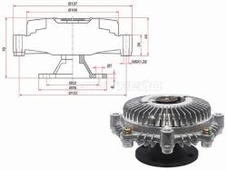 Вискомуфта TOYOTA TOWNACE,LITEACE 3C-E