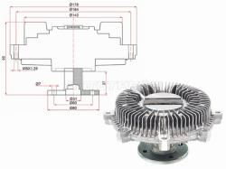 Вискомуфта NISSAN PATHFINDER/FRONTIER VQ40DE 04-