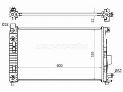 Радиатор Mercedes-Benz A-Class 97-04 / Vaneo 02-05