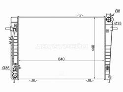 Радиатор Hyundai Tucson 04-09 / Kia Sportage 06-08