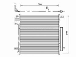 Радиатор кондиционера Jeep Grand Cherokee 21-