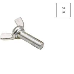 Винт М 8х40 барашковый DIN316 A2 50шт FORTLUFT sts024296