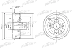 PDR1146 Барабан тормозной