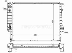 Радиатор BMW 3-Series 81-00 / 5-Series 88-96 / 7-Series 86-94