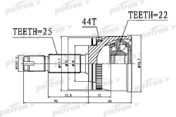 ШРУС PCV1111