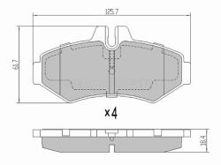 Колодки тормозные (Сзади) Mercedes-Benz Sprinter classic RUS 13-18 / G-Class 79-24
