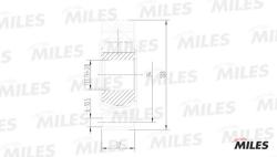 GA10036 ШРУС VW TRANSPORTER IV 1.9D-2.8 90-03 внутр.
