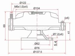 Вискомуфта TOYOTA TOWNACE/LITEACE 2-3С# 92-