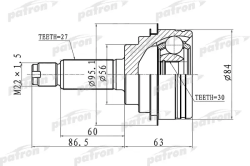 ШРУС PCV1260