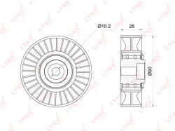 Ролик направляющий / приводной VW CRAFTER 2.5D 06-13 pb-7173
