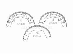 Колодки тормозные барабанные Hyundai Elantra 06-12 / Getz 05-11