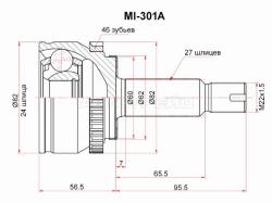 Шрус (Спереди/ Наруж) Hyundai Elantra 10-20 / Kia Ceed 12-18 / Cerato 08-20 / Soul 08-19 / Hyundai i