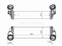 Интеркулер BMW X5/X6 E70/E71 07-