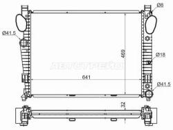 Радиатор Mercedes-Benz S-Class 98-05